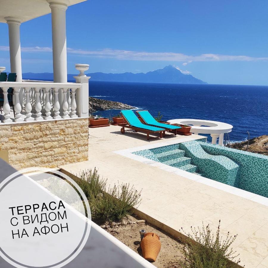 Villa Ulyana Kriaritsi - Athos Sea View & Spa מראה חיצוני תמונה