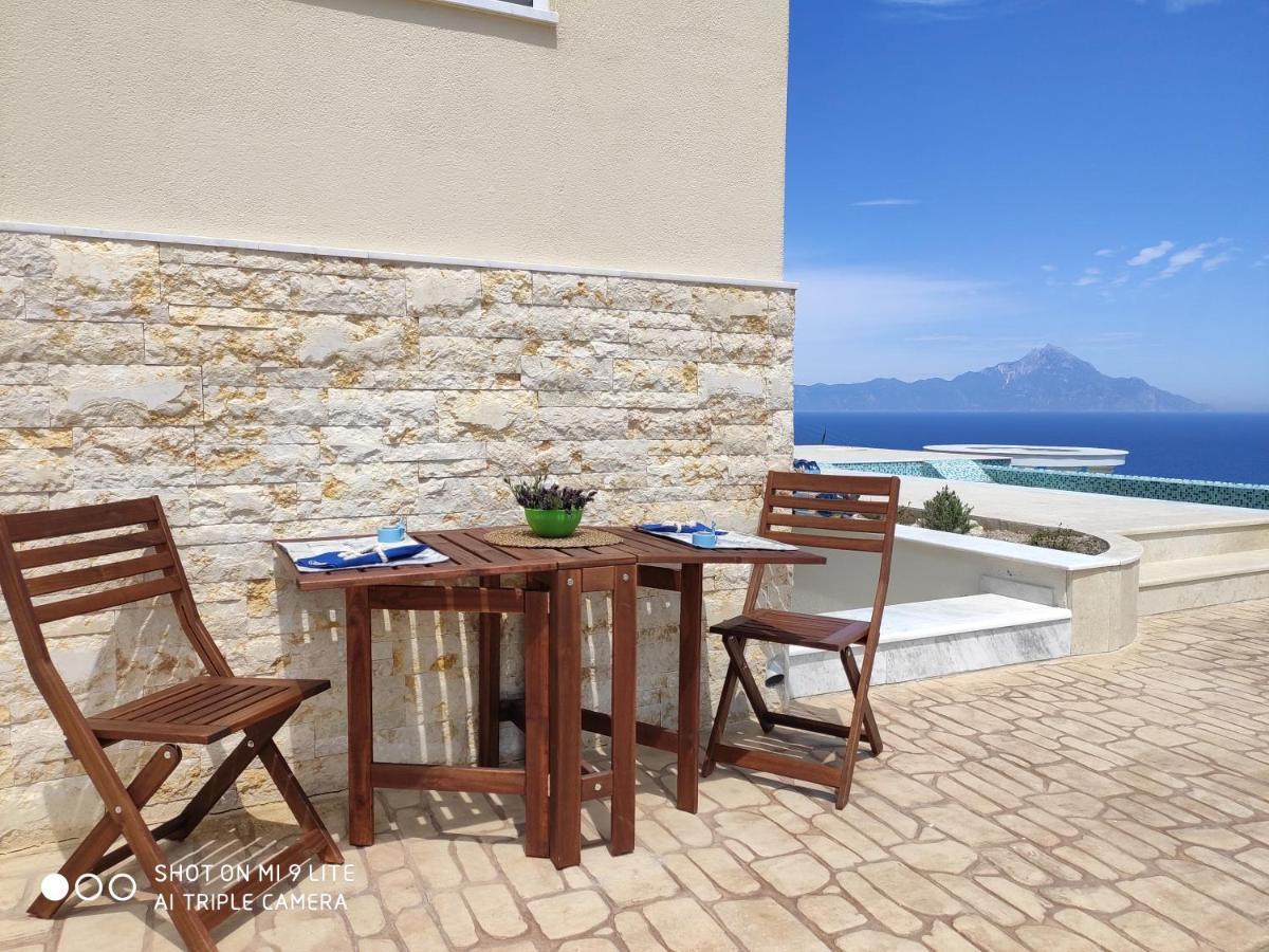 Villa Ulyana Kriaritsi - Athos Sea View & Spa מראה חיצוני תמונה