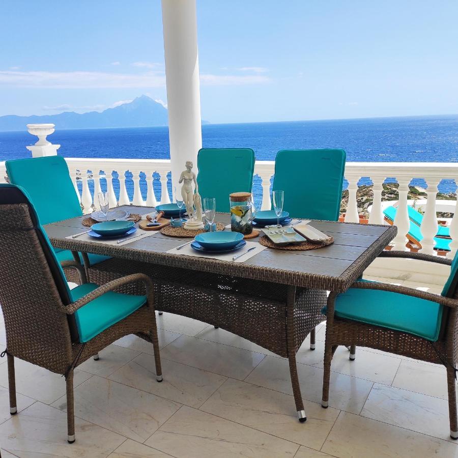 Villa Ulyana Kriaritsi - Athos Sea View & Spa מראה חיצוני תמונה