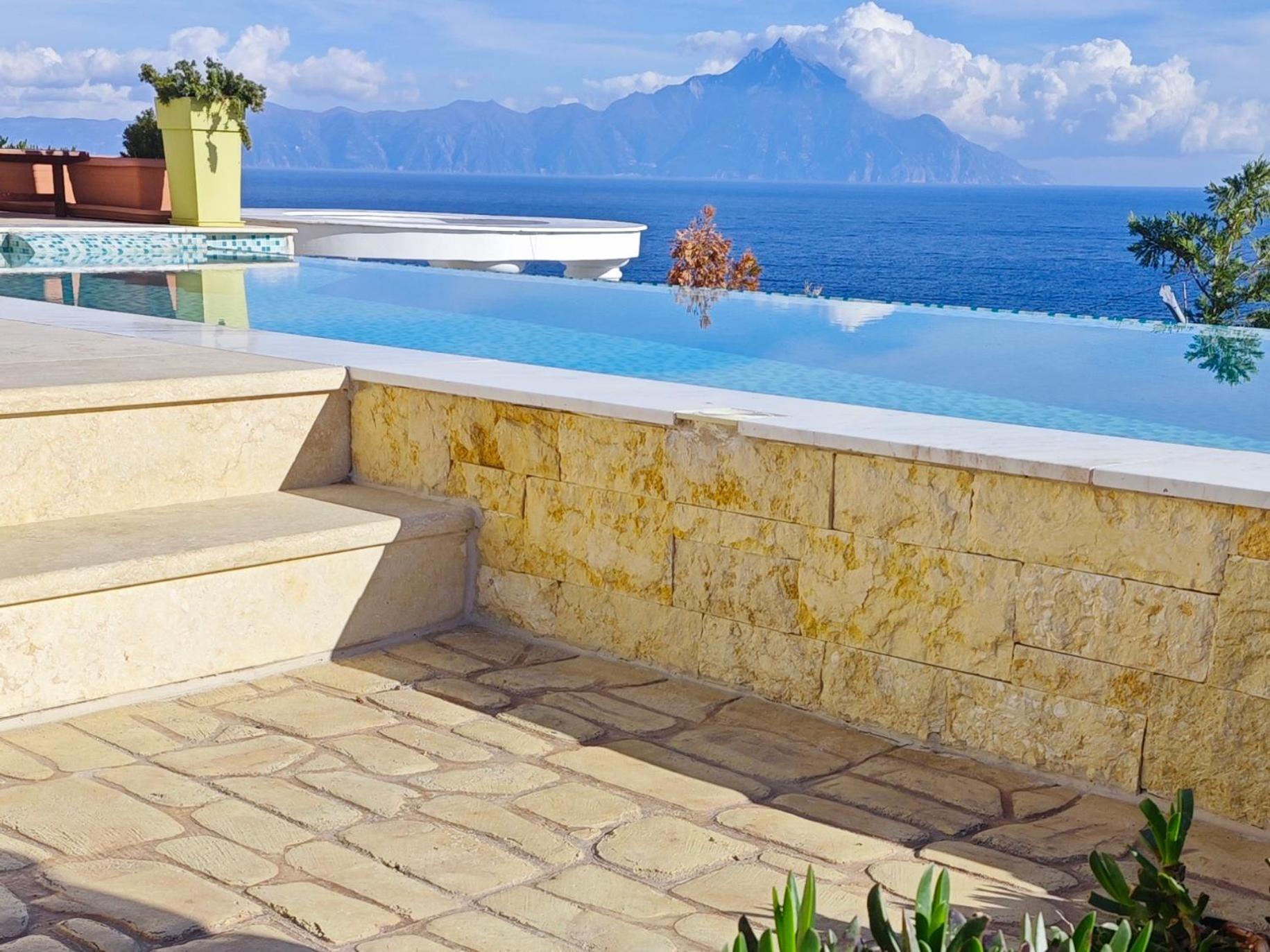 Villa Ulyana Kriaritsi - Athos Sea View & Spa מראה חיצוני תמונה